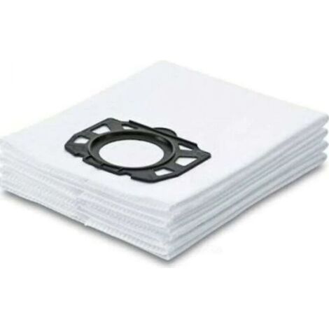 Sacs filtrants de rechange pour aspirateur – Lot de 6 pièces compatibles Kärcher MV4/MV5/MV6 et WD4/WD5/WD6 (modèles WD4000 à WD5999) (1/5)