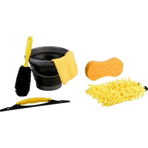 DUNLOP Kit de nettoyage auto, 6 pièces (1/5)