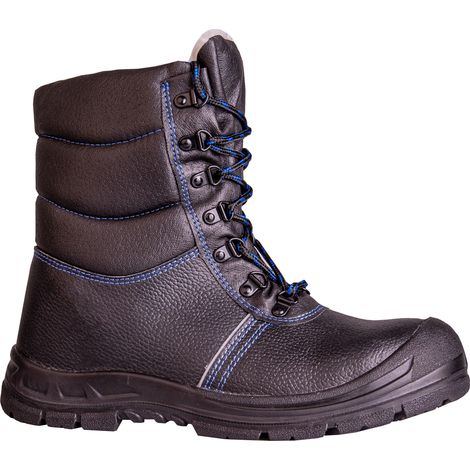 Hase Island S3 Winter-Sicherheitsstiefel aus Rindleder Größe 45