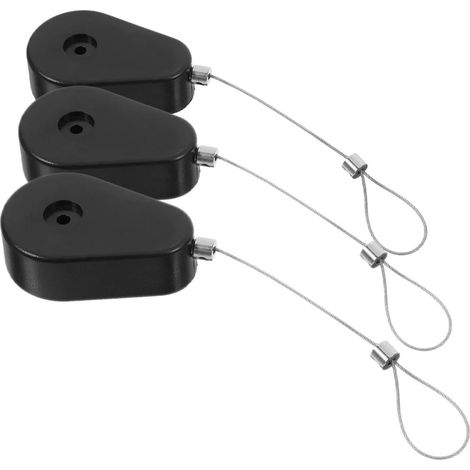 coffres antivol avec câble en acier rétractable 1 mètre