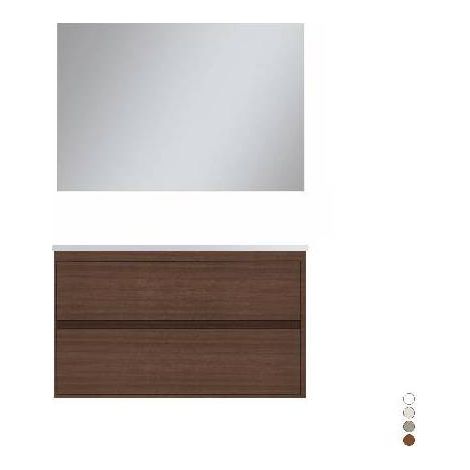 MOBILE BAGNO SOSPESO LINEA ELEGANCE  L. 90 CM Misura: Grigio Corda