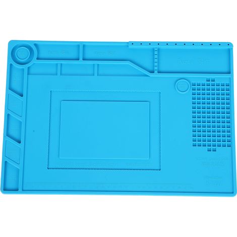 Tapis de Travail Magnétique en Silicone Résistant à la Chaleur pour Réparation Électronique et Soudure (1/5)