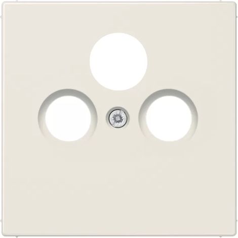 Jung Abdeckung für Universal-Sat/BK-Dosen, Thermoplast, Serie LS, weiß LS990SAT (1/2)