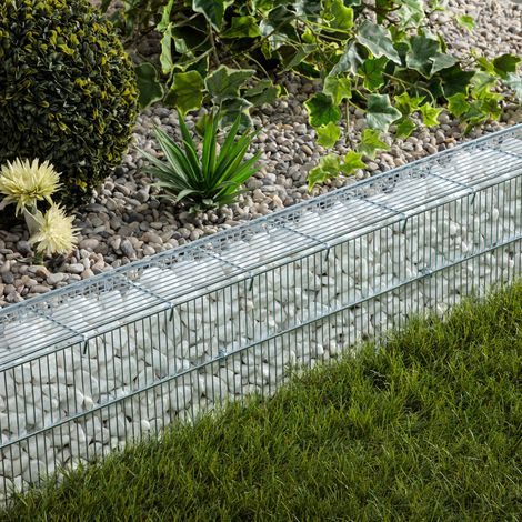 Bordure gabion prêt à remplir 80x10x15 cm - vendu vide (à l'unité) - RO'MA NATURE (1/5)