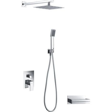 IMEX - columna ducha y bañera monomando cromado