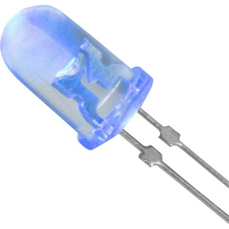 CREE C503B-BCS-CV0Z0461 LED bedrahtet  Blau Rund 5 mm 4.8 cd 30 ° 30 mA 3.2 V