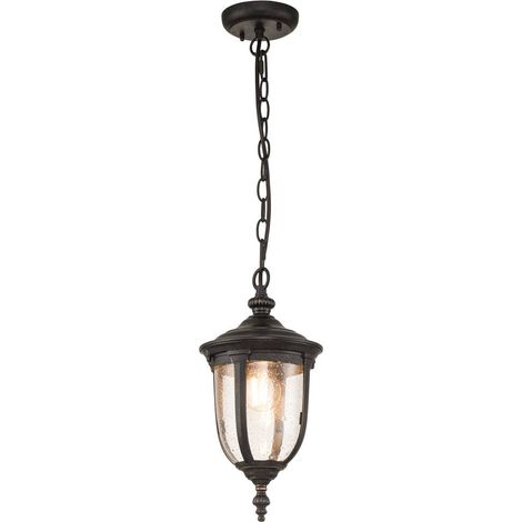 Elstead Cleveland Plafoniera a sospensione per esterni Bronzo stagionato, IP44 (1/5)