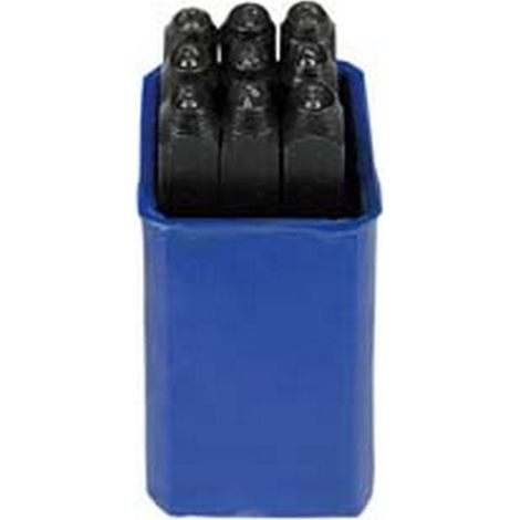 1PZ PUNZONI IN ACCIAIO SERIE DA 9 NUMERI - mm.8