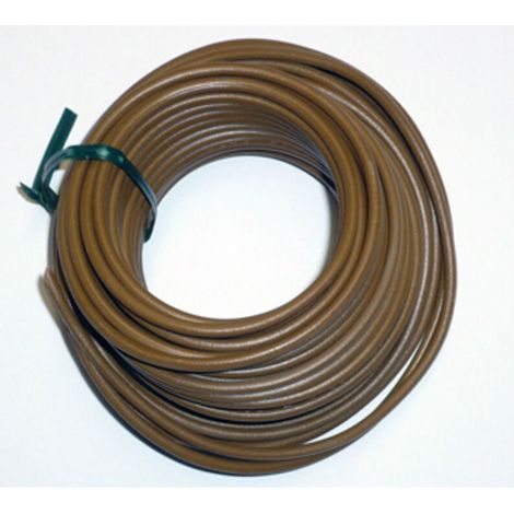 Fil électrique auto souple 1 mm² marron – Longueur 10 mètres – Isolé en PVC pour câblage domestique – Flexible et facile à utiliser