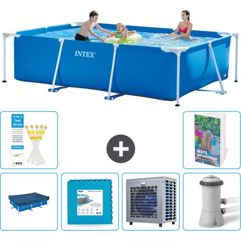 Rechteckiger Frame Pool - 300x200x75 cm - 7-teilig  S79 (1/5)