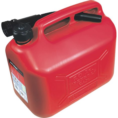 Jerrican plastique 10 litres HOMOLOGUE avec bec verseur - AUTOBEST