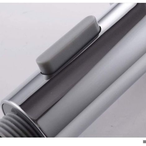 Douchette extractible pour robinet de cuisine, 2 fonctions G1/2 chromée, pliable, avec fonction pause. (1/5)