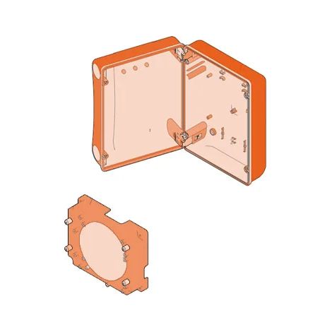 faac pièce détachée boîtier pour cartes électroniques 12/24v 419403 (1/3)