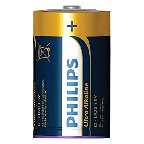 PHILIPS Batérie LR20E2B/10 (1/2)