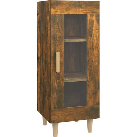 Sideboard/Anrichte/Buffet Räuchereiche 34,5x34x90 cm Holzwerkstoff LXWW920179 (1/5)