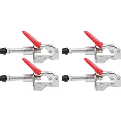 Pince à bascule à verrouillage fixe, charge de 45kg, PushPull, outil manuel à dégagement rapide, 4 pièces, GH301AM (1/5)