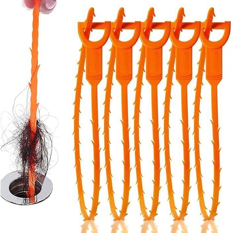 Serpent de nettoyage - Lot de 5 pièces - Longueur 63,5 cm - Polypropylène haute qualité - Flexibilité optimale (1/5)