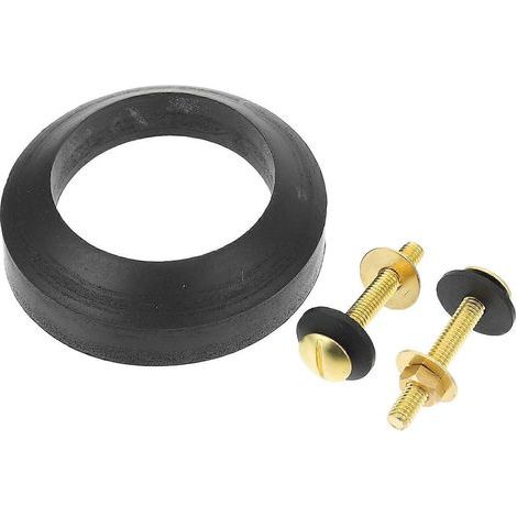 Dichtungssatz für WC-Spülkasten, Ersatzteile für WC – 10,50 x 10,50 x 3,00 cm – Schwarz (1/3)