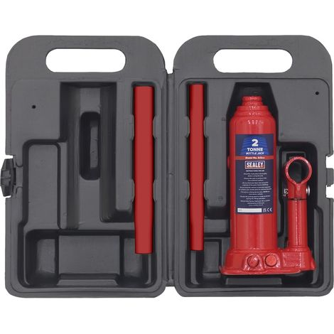 Sealey Bottle Jack 2 Tonne with Storage Case SJ2BMC (1/2)