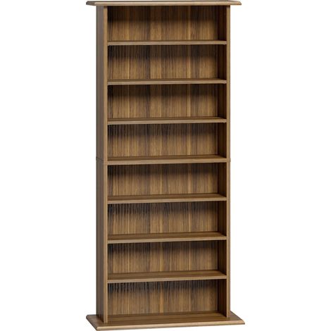 Produit Lanravaès meuble CD DVD rangement étagère effet bois (1/5)