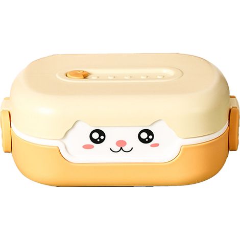 Boîte-repas isotherme micro-ondable 700ml pour enfants - Récipient cartoon pour pique-nique et école (1/5)