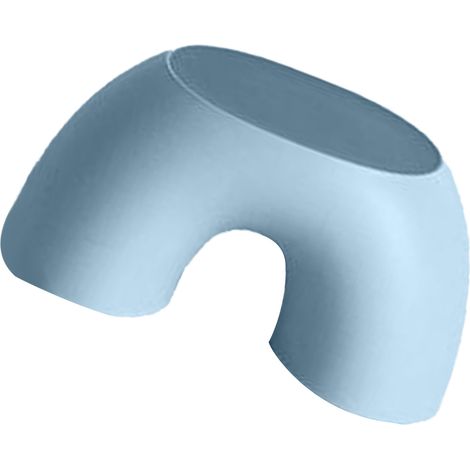 Tabouret enfant plastique antidérapant, marchepied multifonction pour salle de bain bleu (1/5)
