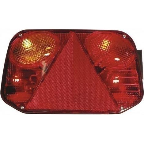 Feu gauche 2800 – 5 fonctions – Antibrouillard – Entraxe 152 mm – Connectique carrée – Ampoules incluses – Radex