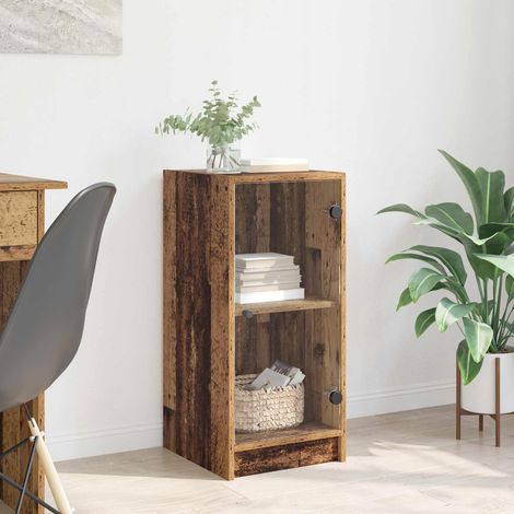 vidaXL Buffet Bois ancien 35 x 37 x 76 cm Bois d'ingénierie (1/5)