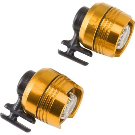 Set aus 2 Stirnlampen für Schuhe, 3 Beleuchtungsmodi, IPX5 wasserdicht, aus leichter Aluminiumlegierung. (1/5)