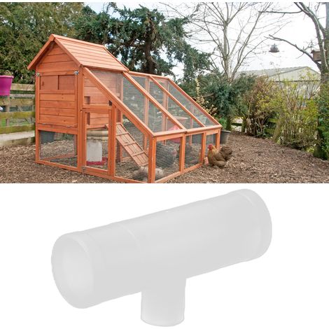 20 raccords en T pour abreuvoirs automatiques à volailles, accessoires pour l'élevage de poulets, tuyau à raccord en T 1/4 de pouce. (1/5)