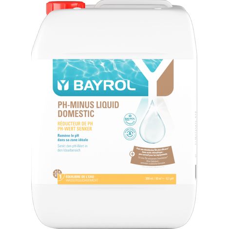 Équilibre de l'eau - pH-Minus LIQUID domestic 10L - Bayrol (1/3)