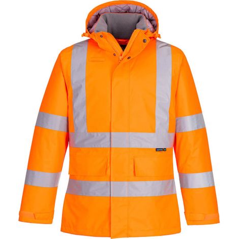 Chaqueta Eco Hi-Vis Winter: Sostenibilidad y Protección / Naranja / S