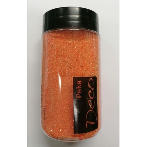 PEKA DECO - VETRO SPECCHIATO 350ML ARANCIO TENUE