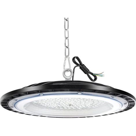LED High Bay lumière 100W, Projecteur LED Intérieur, Blanc Froid IP65 Étanche Eclairage Atelier, Led Industriel pour Garage/Usine/Atelier/Parkings (1/5)