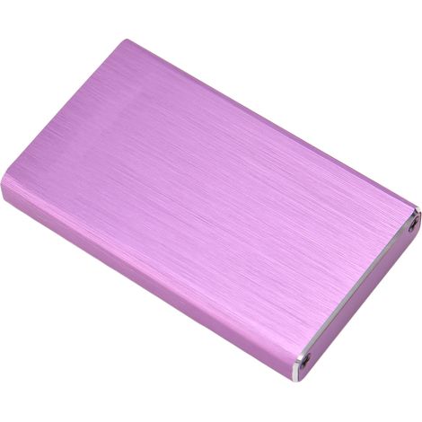 Boîtier MSATA vers USB 3.0 6 Gbit/s UASP Plug and Play avec indicateur LED, boîtier SSD micro USB vers mSATA pour ordinateur, violet (disque dur non inclus). (1/5)