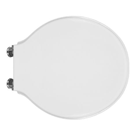 SEDILE WC SENESI PER VASO LUTEZIA FORMA 2- Bianco - Cerniere A passanti- CW- pezzi 1