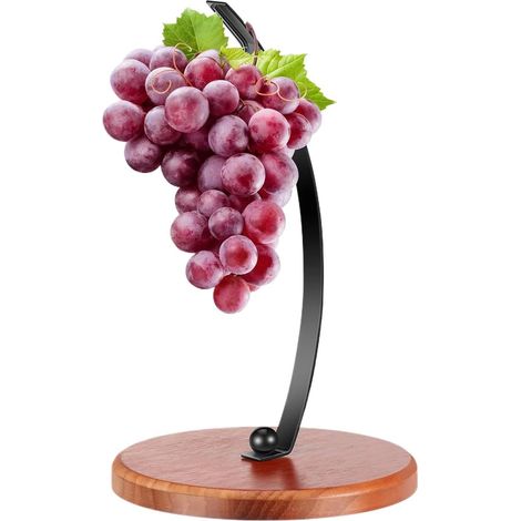 bananes base en métal et bois rangement pour fruits support (1/5)