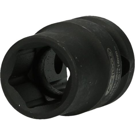 1/2" Bussola esagonale p.avvitatori ad impulsi,corta,14mm (1/4)