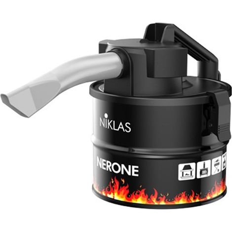 Aspirateur à cendres 600 W – Capacité 4 L – Filtre HEPA lavable – Pour cendres froides – Compact et léger – Niklas - LT 4 L (1/4)