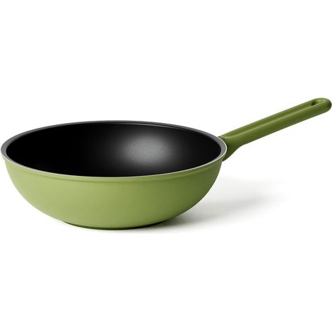 GUZZINI Wok D 28 Cm Cook&Color Verde Avocado (1/3)