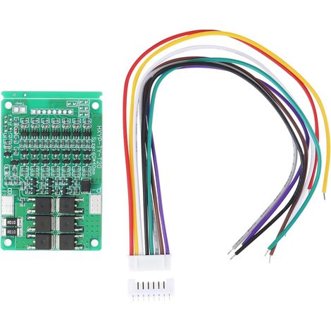 pack of 7S 18650 Lithium Battery Protection BMS Board with wire 15A 29.4V HXYP-TY-T20 for battery overcurrent protection (1/5)