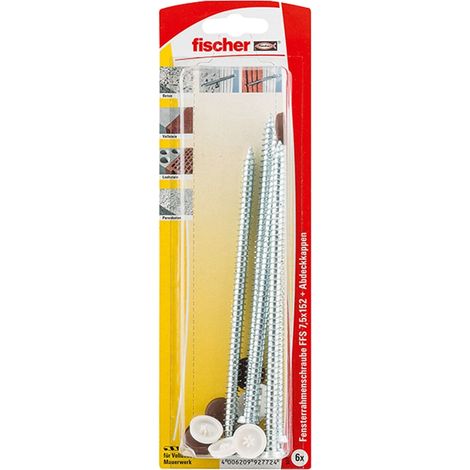 Fischer 6x vite telaio finestra FFS 7,5x152 T30 - 92772