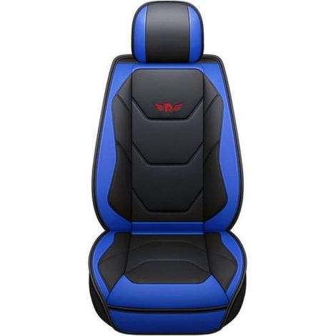 Housse De Siege Auto - Cuir PU - Universelle - Pour Voitures Toutes Marques - 2 Pieces (1/3)