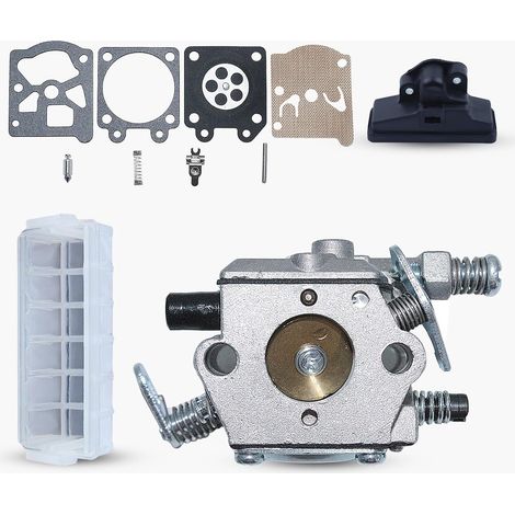 Filtre à air de carburateur pour kit de réparation de carburateur pour Stihl 021 023 025 MS210 MS230 MS250 MS 210 250 Zama C1Q-S11E C1Q-S11G Walbro WT-286 Pièces de rechange pour tronçonneuse (1/5)