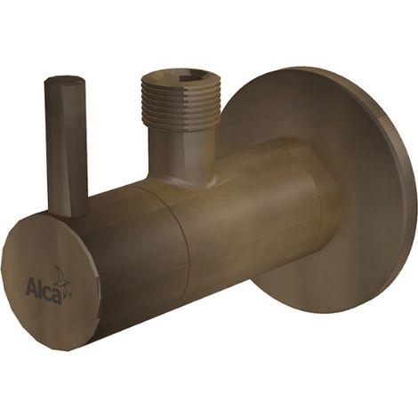 Alca - Válvula de esquina con filtro 1/2", bronce-antic ARV001-ANTIC (1/2)