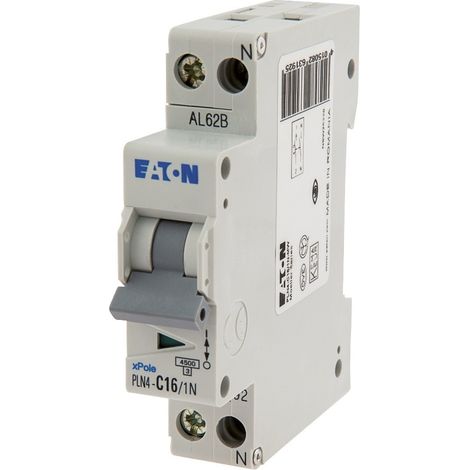 INTERRUTTORE MAGNETOTERMICO 16A 1P+N 230V