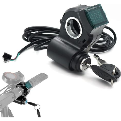 Antivol de contact pour trottinette électrique (pour KUGOO M4) - Affichage numérique - Accessoire de verrouillage électrique (1/5)