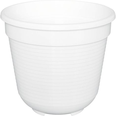 Geli Blumentopf STANDARD Weiß Ø 12 cm - Kunststoff