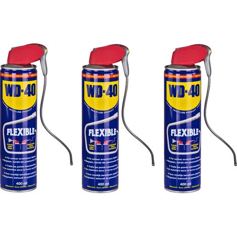 WD-40 Vielzweckspray Flexible 3er Set je 400ml Multifunktionsöl Schmiermittel