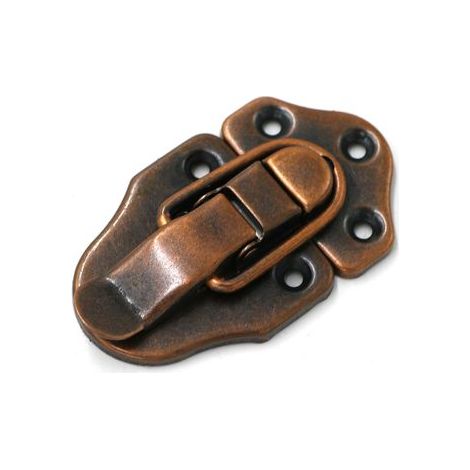 8 Fermoir à bascule loquets Verrou à bascule Fermeture a Levier Fermeture pour coffret à bijoux Coffrets Cadeaux Coffre à Outils valise et Coffre -Cuivre (1/4)